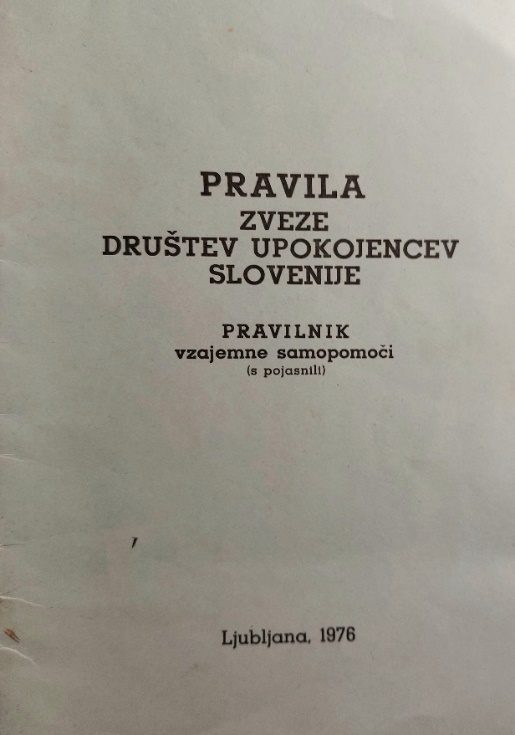 Št. 4 -Pravila ZDUS iz leta 1976